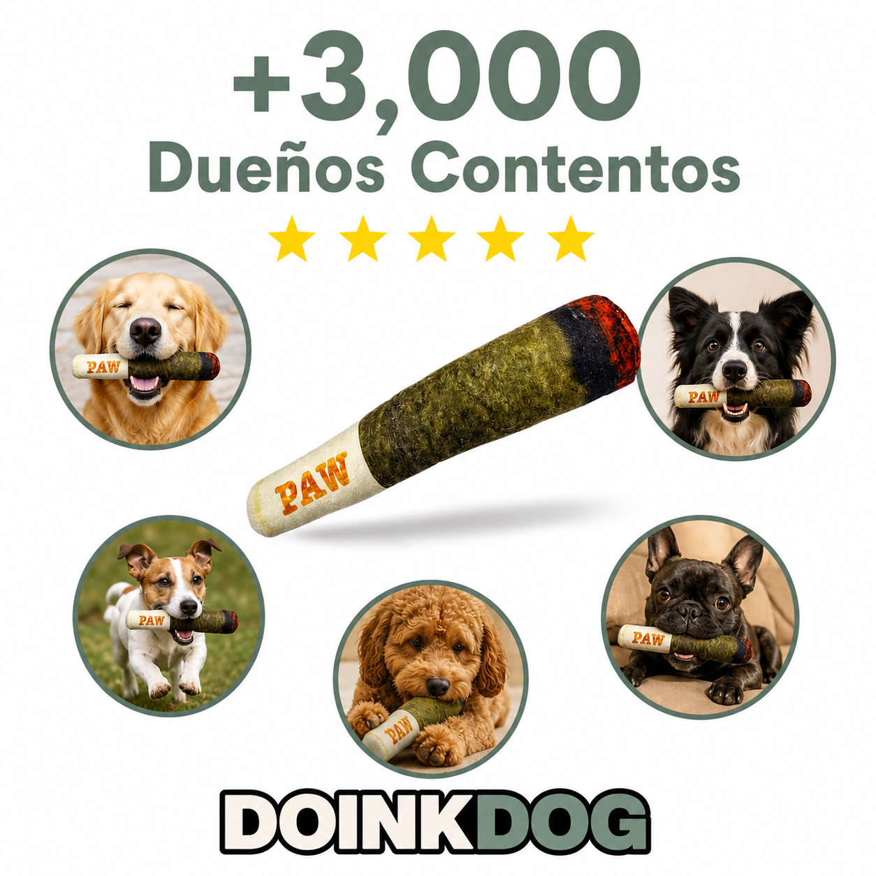 DoinkDog™ -Mordedor Antiestrés para Perros